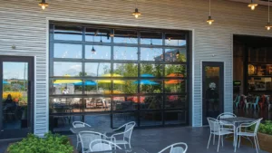 Aluminum Glass Garage Door